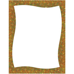 Geographics Galaxy Gold Frame Poster Board, Fun and Learning, Project, Sign, Display, Art, 28 in x 22 in, 15/Carton, Yellow