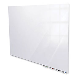 Ghent MFG Aria Low Profile Magnetic Glass Whiteboard, 48 x 36, White Surface