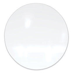 Ghent MFG Coda Low Profile Circular Magnetic Glassboard, 36 Diameter, White Surface