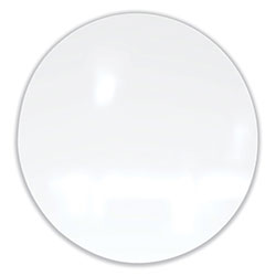 Ghent MFG Coda Low Profile Circular Non-Magnetic Glassboard, 36 Diameter, White Surface