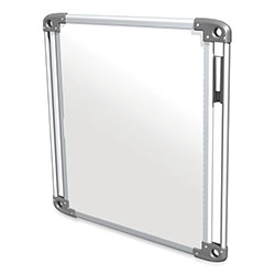 Ghent MFG Nexus Double-Sided Portable Whiteboard Tablet, 27.88x27.88, White Surface, Satin Aluminum Frame