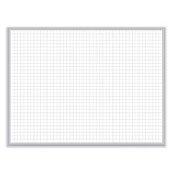 Ghent MFG Non-Magnetic Whiteboard with Aluminum Frame, 24 x 17.81, White Surface, Satin Aluminum Frame
