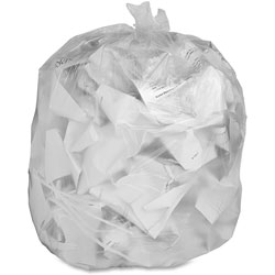 Genuine Joe Economy Translucent Trash Bags, 10 Gallon, Case of 1,000