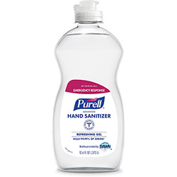 Purell Advanced Hand Sanitizer Gel, Clean Scent, 12.6 oz Squeeze Bottle