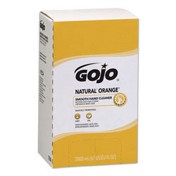 Gojo NATURAL ORANGE Smooth Lotion Hand Cleaner, 2000 ml Bag-in-Box Refill, 4/Carton