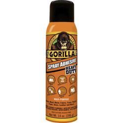 Gorilla Glue Spray Adhesive, Heavy-Duty, 14 Oz, Clear