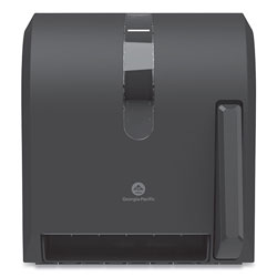 GP Hygienic Push-Paddle Roll Towel Dispenser, 13 x 10 x 14.4, Black