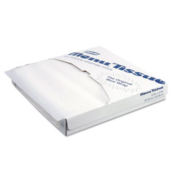GP Menu Tissue Untreated Paper Sheets, 12 x 12, White, 1000/Pack, 10/Carton