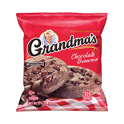 Grandma's Big Chocolate Brownie, 2.5 oz Packet, 60/Pack