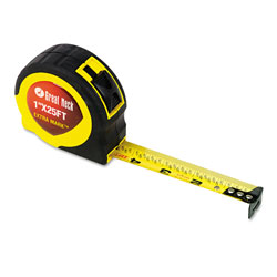 Great Neck Tools ExtraMark Power Tape, 1 in x 25ft, Steel, Yellow/Black