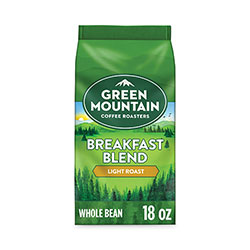 Green Mountain Breakfast Blend Whole Bean Coffee, 18 oz Bag