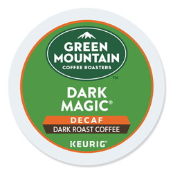 Green Mountain Dark Magic Decaf Extra Bold Coffee K-Cups, 96/Carton