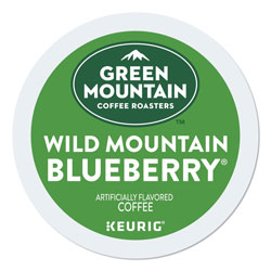 Green Mountain Fair Trade Wild Mountain Blueberry Coffee K-Cups, 96/Carton