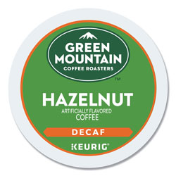 Green Mountain Hazelnut Decaf Coffee K-Cups, 96/Carton