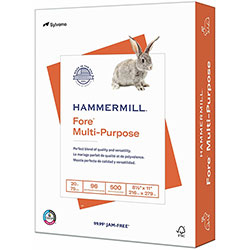 Hammermill Paper for Multi 8.5x11 Laser, Inkjet Copy & Multipurpose Paper - White - 96 Brightness - Letter - 8 1/2 in x 11 in - 20 lb Basis Weight - 40 / Pallet