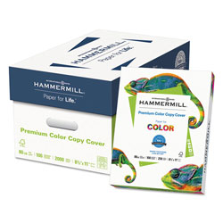 Hammermill Premium Color Copy Cover, 100 Bright, 80lb, 8.5 x 11, 250/Pack (HAM120023)