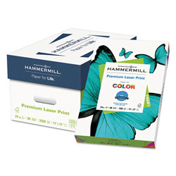 Hammermill Premium Laser Print Paper, 98 Bright, 24lb, 11 x 17, White, 500/Ream (HAM104620)
