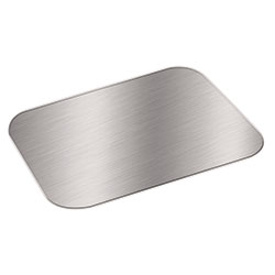 Handi-Foil Foil Laminated Board Lid for Take Out Containers, 6.25 x 8.37, White/Silver, 500/Carton