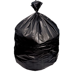 Heritage Bag 60 Gallon Low Density Trash Bag, 38 in x 58 in, 0.90 mil (23 Micron) Thickness, Black, 100/Case