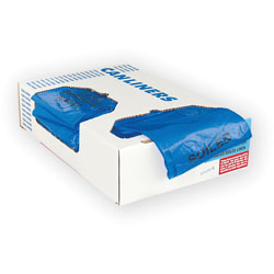 Heritage Bag Can Liner, 1.3 mil, Heavy-Duty, 30 inWx43 inLx1/20 inH, 200/CT, Blue