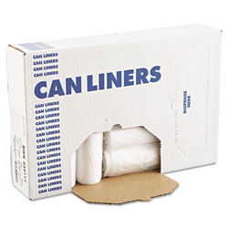 Heritage Bag High-Density Can Liners with AccuFit Sizing, 23 gal, 14 microns, 29 in x 45 in, Natural, 250/Carton