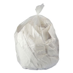 Heritage Bag Linear Low-Density Can Liners, 7 gal, 0.35 mil, 20 in x 21 in, Clear, 1,000/Carton