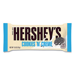 Hershey's® Cookies 'n' Creme Candy Bar, 1.55 oz Bar, 36 Bars/Carton