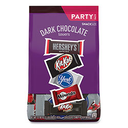 Hershey's® Dark Chocolate Lovers Snack Size Party Pack, 32.89 oz Bag, Approximately 60 Pieces