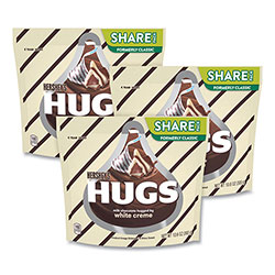 Hershey's® HUGS Candy, Milk Chocolate with White Creme, 1.6 oz Bag, 3 Bags/Pack
