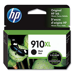 HP 910XL, (3YL65AN) High Yield Black Original Ink Cartridge