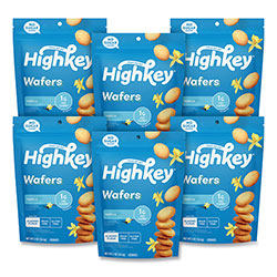 HighKey® Vanilla Wafer, Vanilla, 2 oz Packet, 6/Carton
