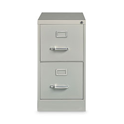 Hirsh Vertical Letter File Cabinet, 2 Letter Size File Drawers, Light Gray, 15 x 26.5 x 28.37