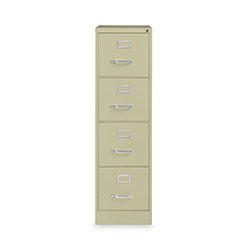 Hirsh Vertical Letter File Cabinet, 4 Letter-Size File Drawers, Putty, 15 x 22 x 52