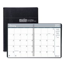 House Of Doolittle 24-Month Recycled Ruled Monthly Planner, 11 x 8.5, Black Cover, 24-Month (Jan to Dec): 2023 to 2024