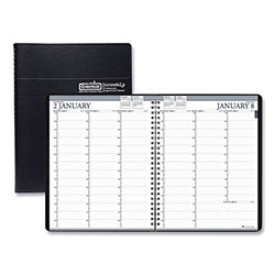 House Of Doolittle Recycled Professional Weekly Planner, 15-Min Appointments, 11 x 8.5, Black, 2022