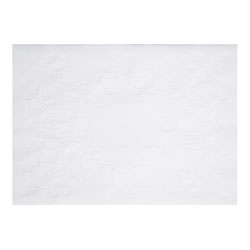 Hoffmaster Dubonnet Straight Edge Placemat, 9 3/4 inx14 in, White