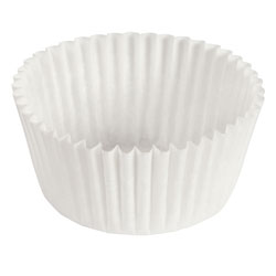 Hoffmaster Fluted Bake Cup, 3 1/2 inx1 1/2 in, White