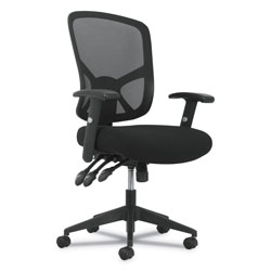 Hon 1-Twenty-One High-Back Task Chair, Supports up to 250 lbs., Black Seat/Black Back, Black Base