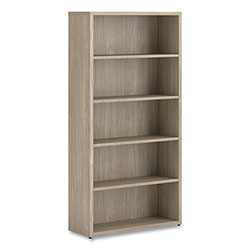 Hon 10500 Series Laminate Bookcase, Five Shelves, 36 in x 13 in x 71 in, Kingswood Walnut