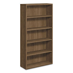Hon 10500 Series Laminate Bookcase, Five-Shelf, 36w x 13.13d x 71h, Pinnacle