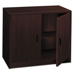 Hon 10500 Series Storage Cabinet w/Doors, 36w x 20d x 29-1/2h, Mahogany (HON105291NN)