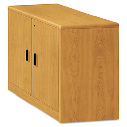 Hon 10700 Series Locking Storage Cabinet, 36w x 20d x 29 1/2h, Harvest (HON107291CC)