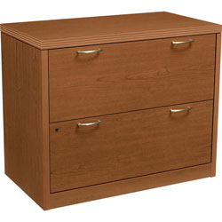 Hon 2-Dooraw Lateral File, 22 in x 38 in x 32-1/4 in, Bourbon Cherry
