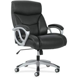 Hon 3-Forty-One Big and Tall Chair, Supports up to 400 lbs., Black Seat/Black Back, Aluminum Base