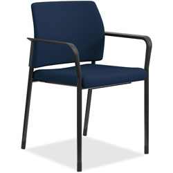 Hon Accommodate Series Guest Chair, Navy, Fabric, 2 per carton