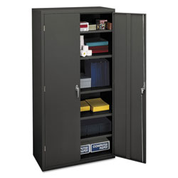 Hon Assembled Storage Cabinet, 36w x 18 1/8d x 71 3/4h, Charcoal (HONSC1872S)