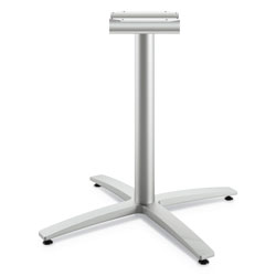 Hon Between Seated-Height X-Base for 30 in-36 in Table Tops, Silver