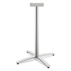Hon Between Standing-Height X-Base for 30 in-36 in Table Tops, Silver