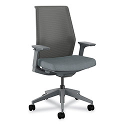 Hon Cipher Mesh Back Task Chair, Supports 300 lb, 15 in to 20 in Seat Height, Basalt Seat, Charcoal Back/Base