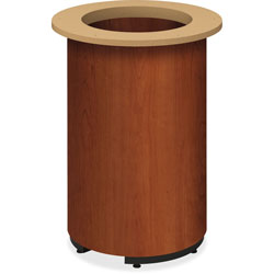 Hon Laminate Cylinder Table Base, 18 in dia. x 28h, Cognac